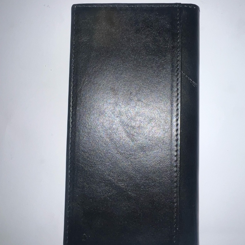 Black Embossed Leather Wallet - Picture 3 of 3